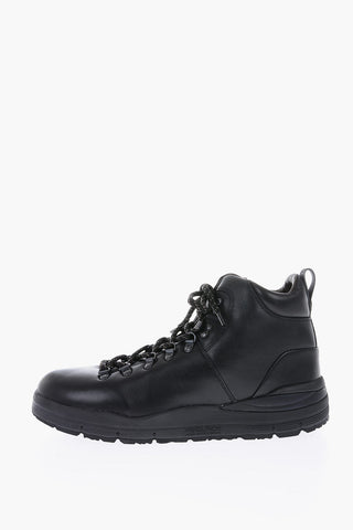 Solid color Leather HIKER Boots