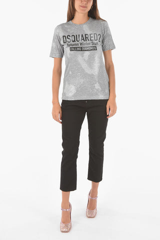 rhinestone embellishment RENNY FIT t-shirt
