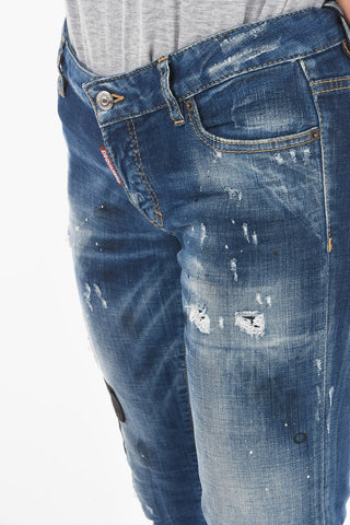 Cropped Distressed JENNIFER Jeans