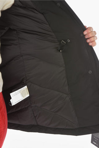 Solid Color CITY ARCTIC Down Jacket with Real Fur