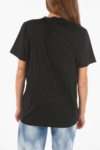 T-shirt girocollo stampata