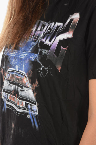 T-shirt girocollo stampata