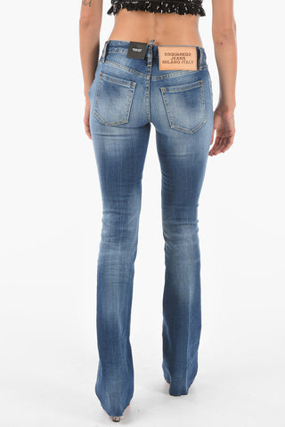 stretch denim bootcut jeans