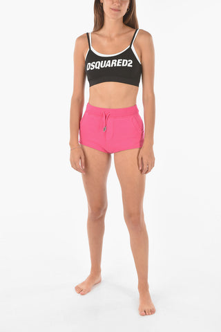 Solid Color Double Active Top Crop