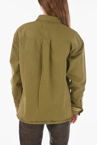 Contrasting Buttons Saharian Shirt