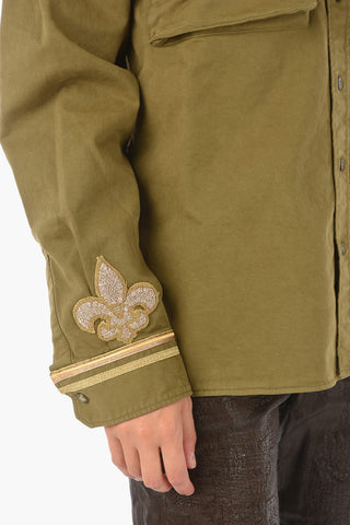 Contrasting Buttons Saharian Shirt