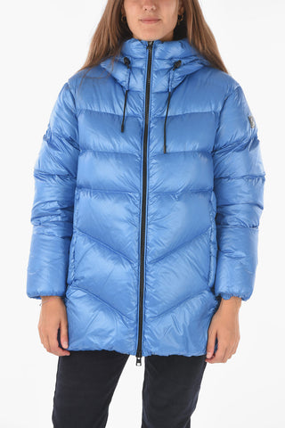 solid color PACKABLE BIRCH down jacket with hood