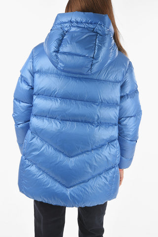 solid color PACKABLE BIRCH down jacket with hood