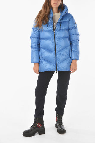 solid color PACKABLE BIRCH down jacket with hood