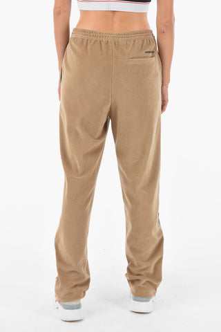 Corduroy Pants with Contrasting Side Band