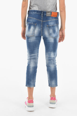 Cropped COOL GIRL Distressed Jeans