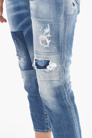 Cropped COOL GIRL Distressed Jeans