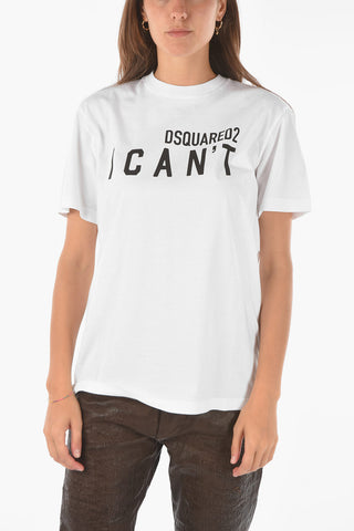 printed I SMOKE FIT T-shirt
