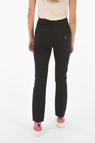 High Waisted STATEMENT Distressed Detail Jeggings