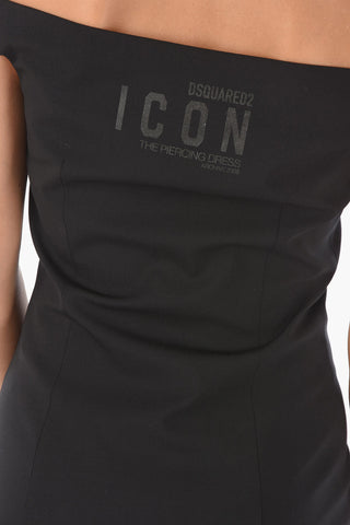 ICON full zip mini bodycon dress