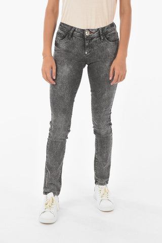 Jeans Slim Fit ANGEL con Tasca Ricamata