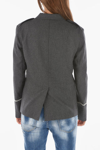 Giacca utility in lana vergine