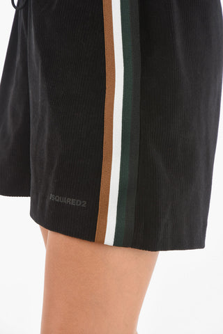 Shorts OVER FIT in velluto a coste