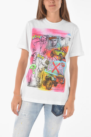 printed I SMOKE FIT T-shirt