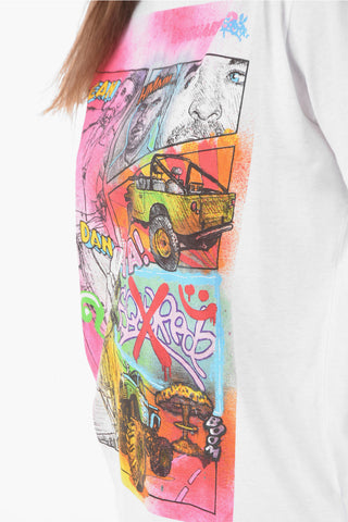 printed I SMOKE FIT T-shirt