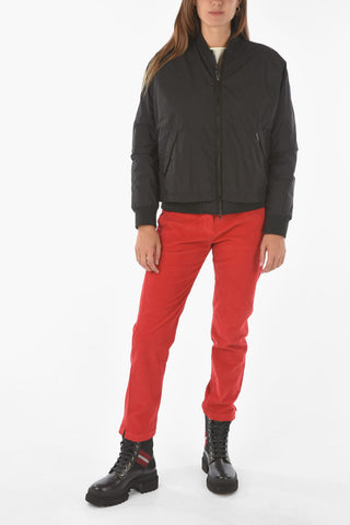Zip Closure Lightweight KIMONO Bomber Jacket