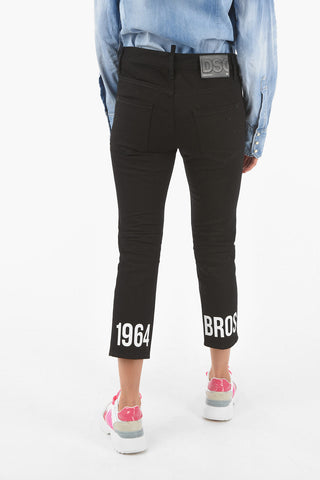 stretch cotton COOL GIRL cropped jeans