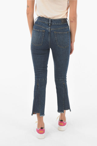 Jeans Boot Cut D-EARLIE-H aVita Alta Ad Orlo Sfrangiato