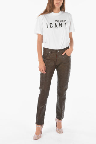 jeans DAN skinny fit in cotone spalmato