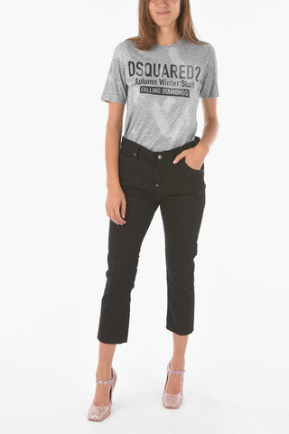 stretch cotton COOL GIRL cropped jeans