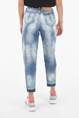 Acid Wash Effect SASOON 80'S Distressed Jeans