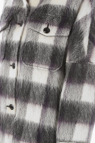 Tartan 2 Pockets and Double Breast Pockets Overshirt