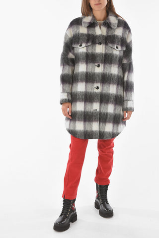 Tartan 2 Pockets and Double Breast Pockets Overshirt