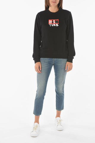 front printed crew-neck F-ANGS-B3 sweatshirt