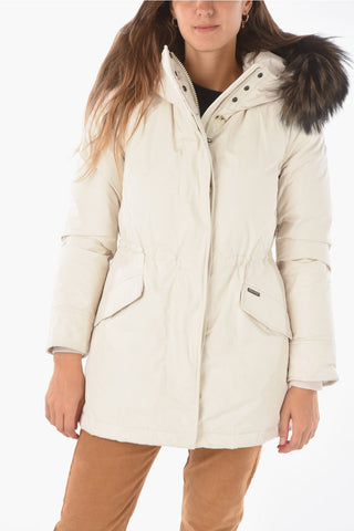 detachable real fur trim CITY ARTIC down jacket