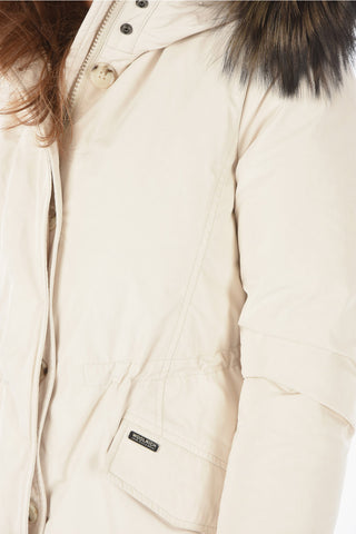 detachable real fur trim CITY ARTIC down jacket