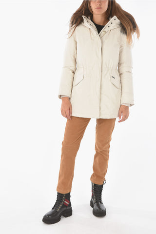 detachable real fur trim CITY ARTIC down jacket