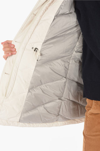 detachable real fur trim CITY ARTIC down jacket
