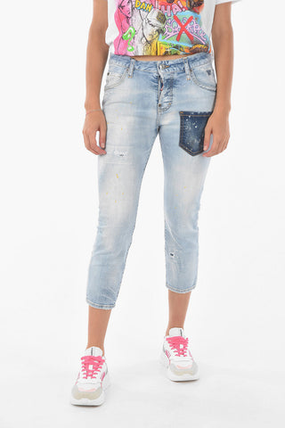 Cropped COOL GIRL Distressed Jeans
