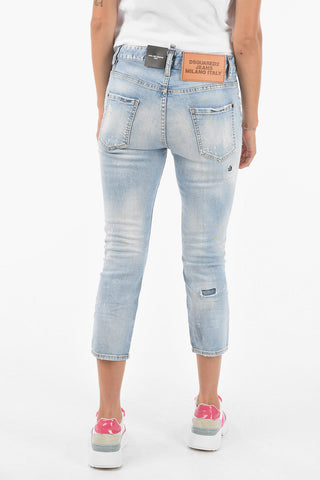 Cropped COOL GIRL Distressed Jeans