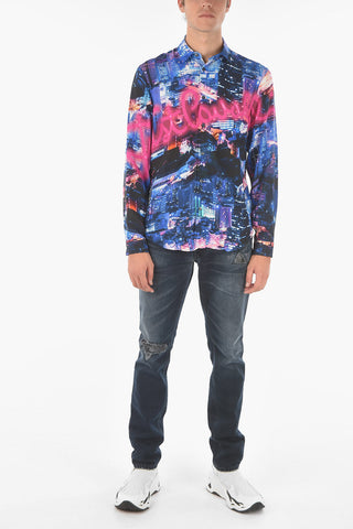 Classic Collar Printed All Over Shirt