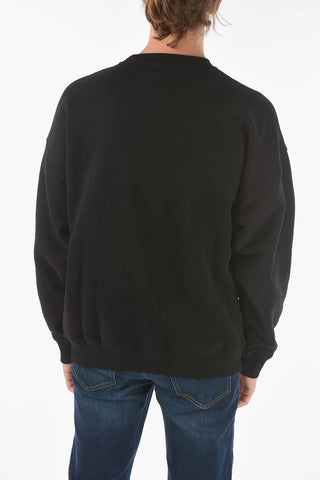felpa S-MART-RIB-B1 girocollo 