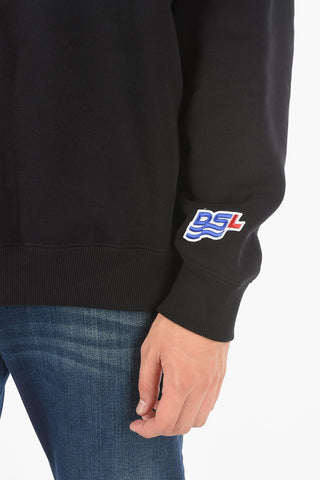 felpa S-MART-RIB-B1 girocollo 