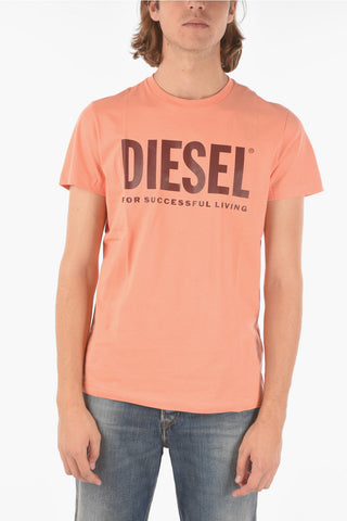 logo printed crew-neck T-DIEGO t-shirt