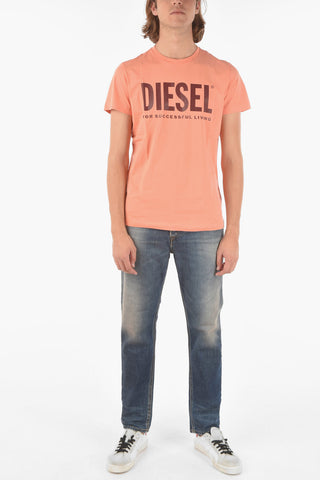 logo printed crew-neck T-DIEGO t-shirt