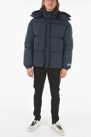 Removable Hooded 2 Pockets W-ROLF Down Jacket