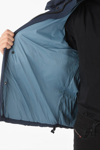 Removable Hooded 2 Pockets W-ROLF Down Jacket