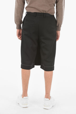 MM10 solid color wool skort