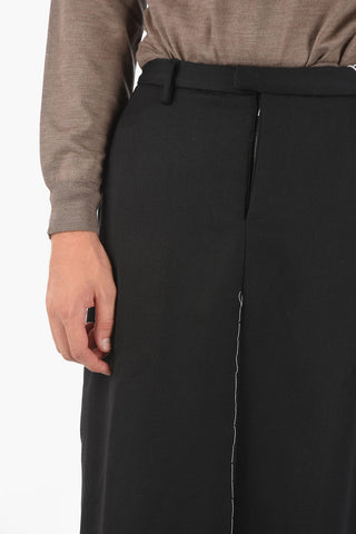 MM10 solid color wool skort