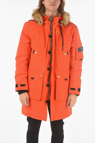 solid color padded W-COLBY-21 parka