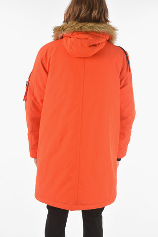 solid color padded W-COLBY-21 parka